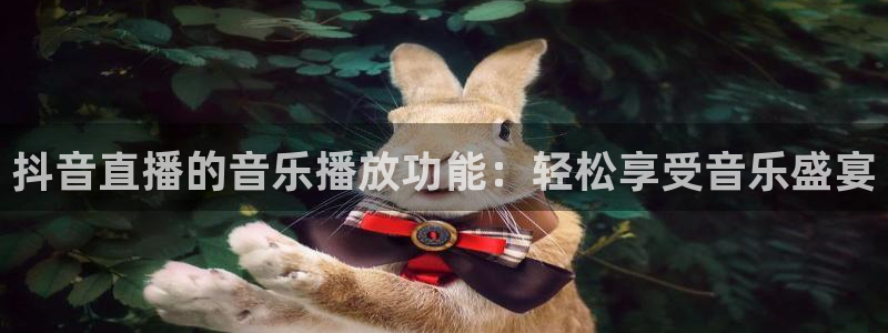 飞速体育免费直播：抖音直播的音乐播放功能：轻松享受音乐盛宴